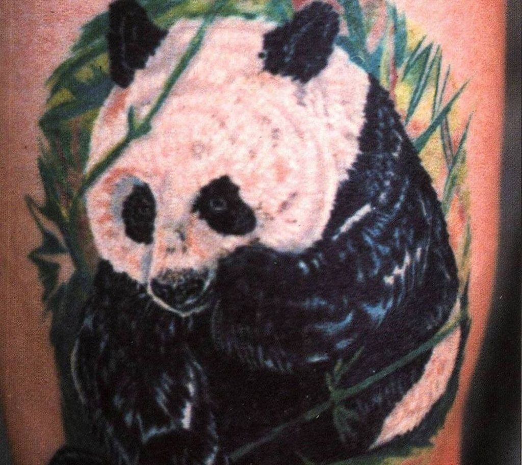 Как правило, татуировки с пандами предпочитают азиаты и анимешники.